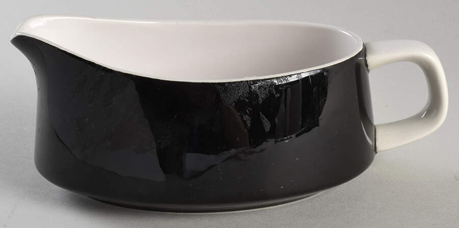 Mediterrania Black Gravy Boat by Mikasa-1
