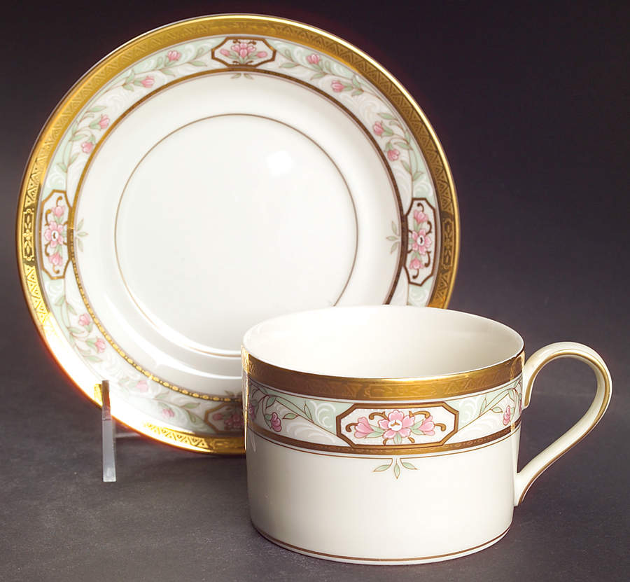 Merrick Flat Cup & Saucer Set by Mikasa-1