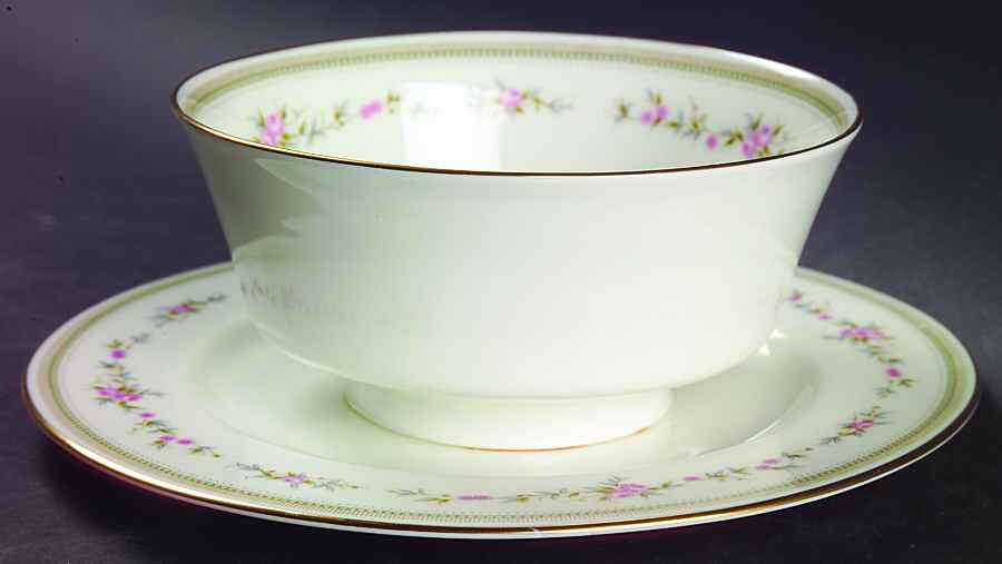 Millbrooke Gravy Boat with Attached Underplate by Mikasa-1