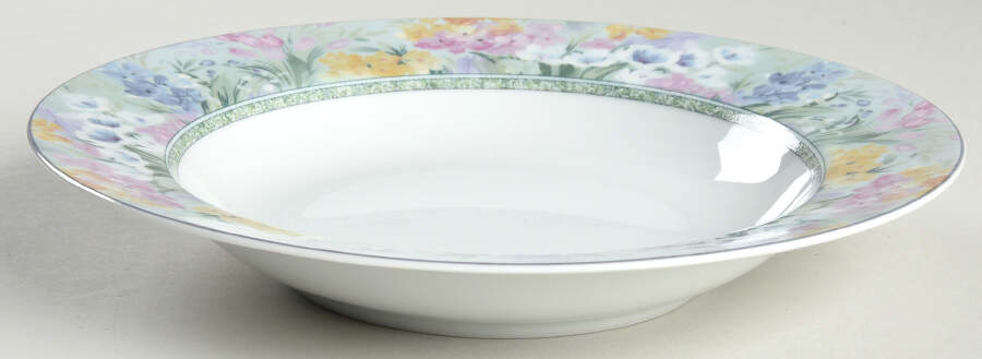 Misty Meadow Rim Soup Bowl by Mikasa-1