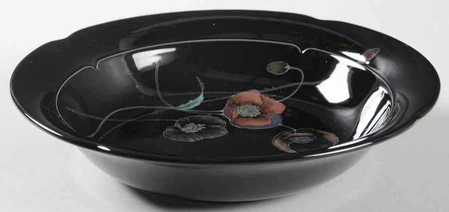 Midnight Pearls Coupe Soup Bowl by Mikasa-1