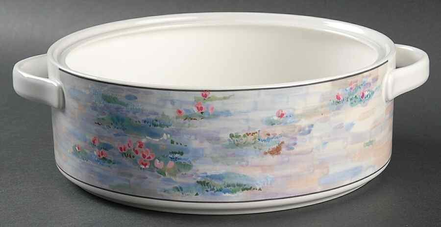 Monet 2 Qt Round Covered Casserole No Lid by Mikasa-1