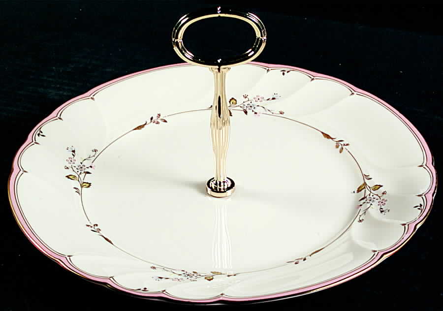 Monticello Round Serving Plate with Center Handle (Dp) Hc by Mikasa-1