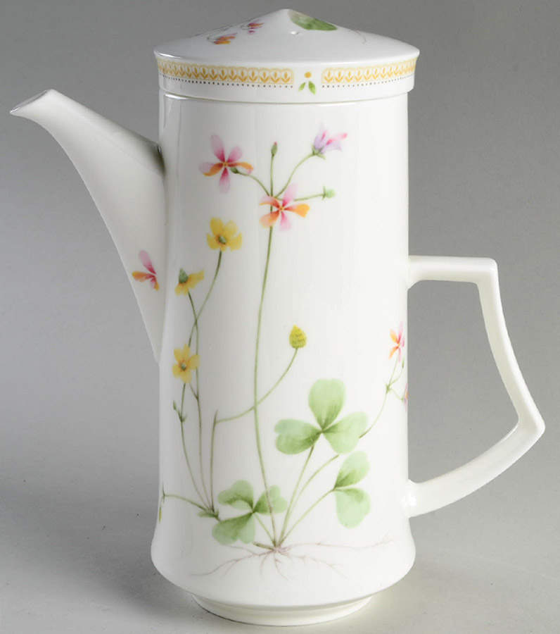 Nature's Garden Coffee Pot & Lid by Mikasa-1