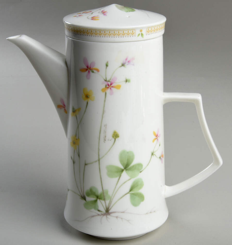 Nature's Garden Mini Coffee Pot & Lid by Mikasa-1