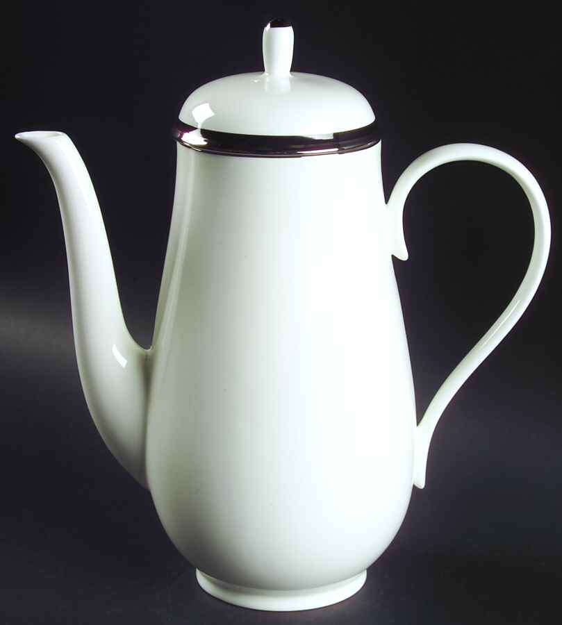 Noir Platinum Coffee Pot & Lid by Mikasa-1