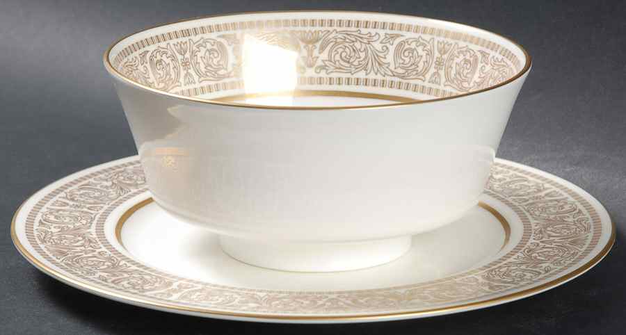 Oberlin Gravy Boat with Attached Underplate by Mikasa-1
