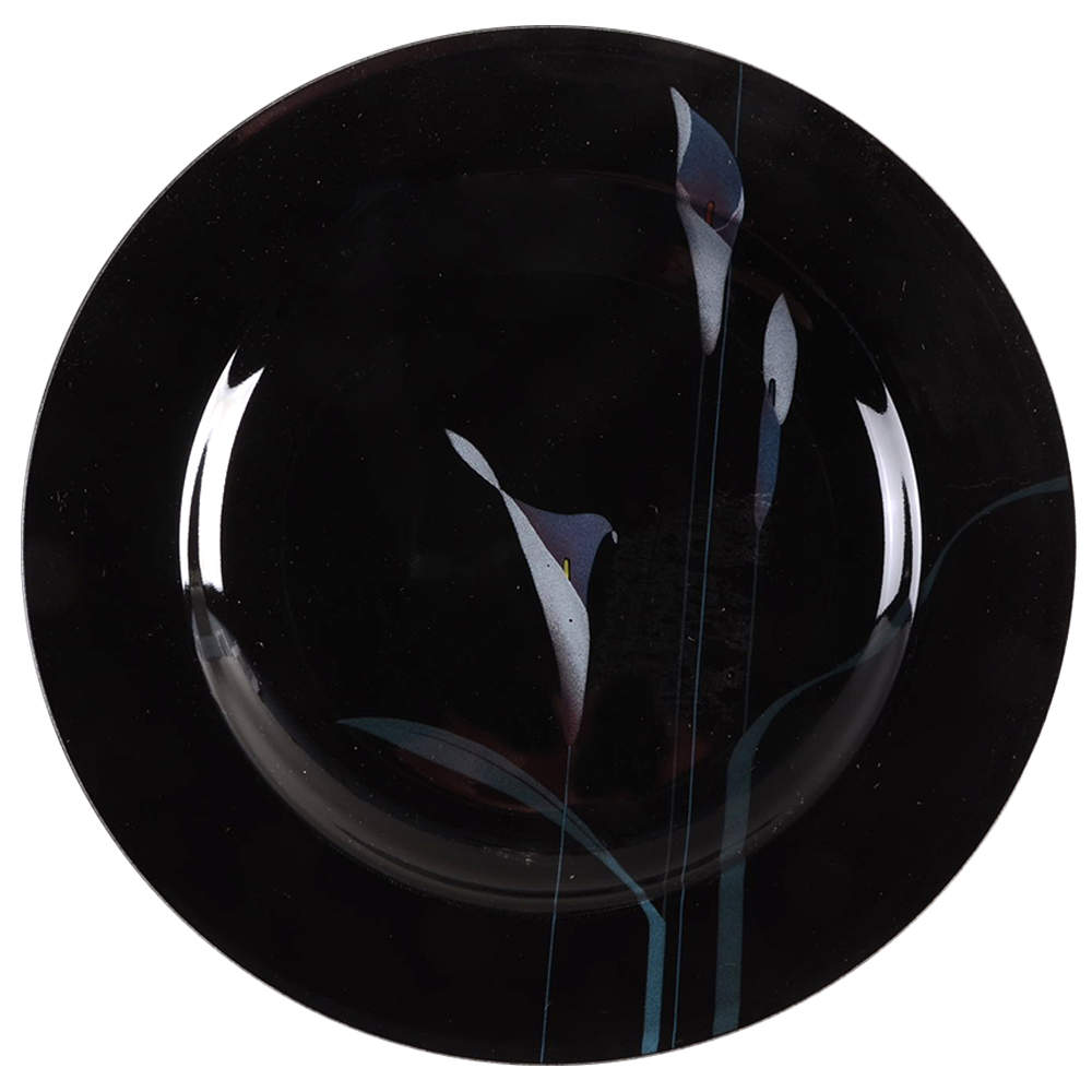 Opus Black Salad Plate by Mikasa-1