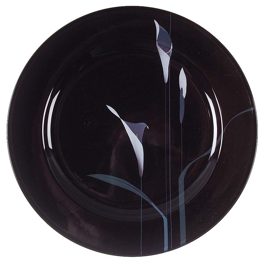 Opus Black 12" Chop Plate (Round Platter) by Mikasa-1
