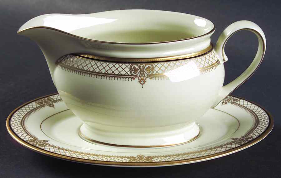 Regal Court Gravy Boat & Underplate by Mikasa-1