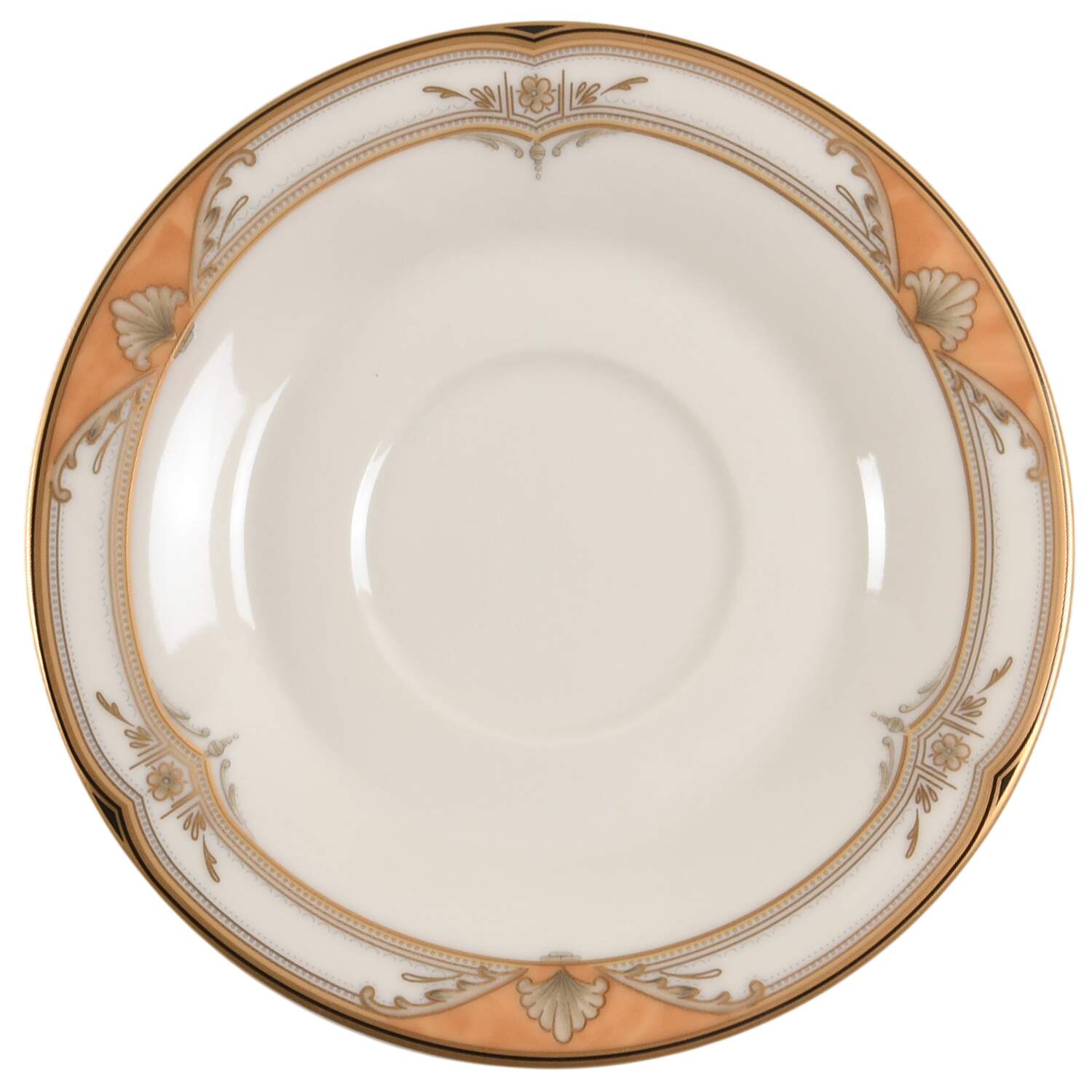 Regal Crest Peach Saucer by Mikasa-1