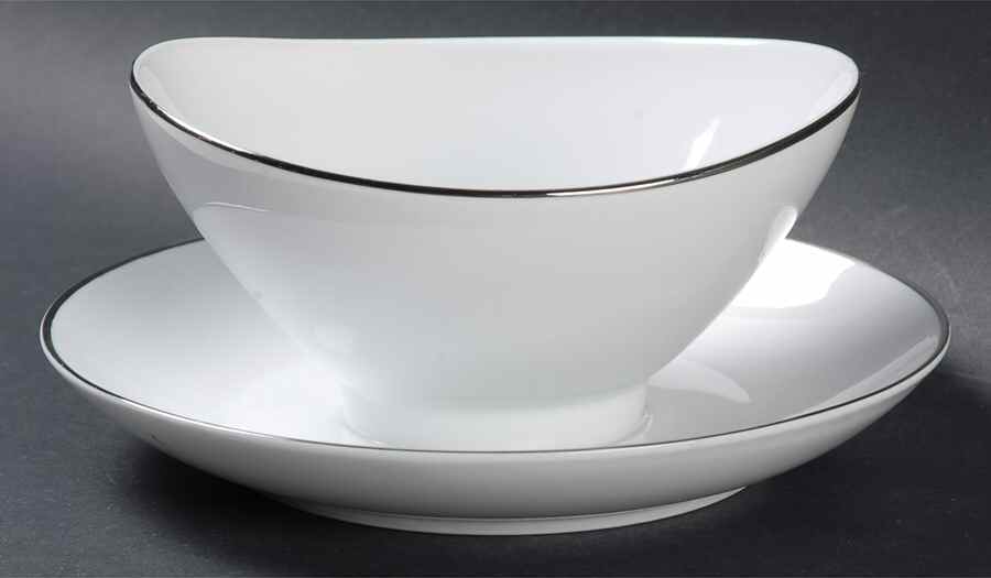 Regal Gravy Boat with Attached Underplate by Mikasa-1