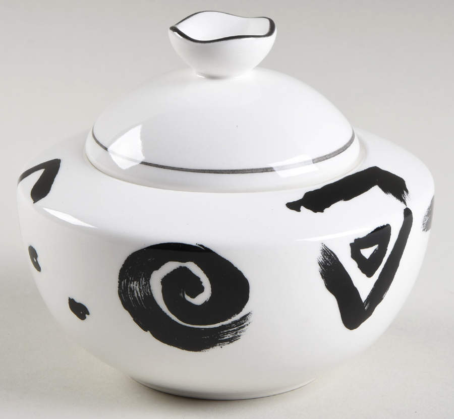 Reggae Sugar Bowl & Lid by Mikasa-1