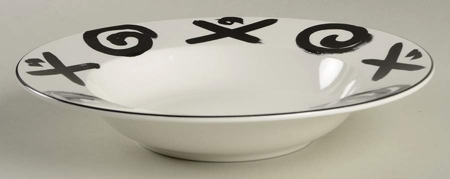 Reggae Large Rim Soup Bowl by Mikasa-1