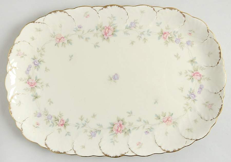 Remembrance 14" Oval Serving Platter by Mikasa-1