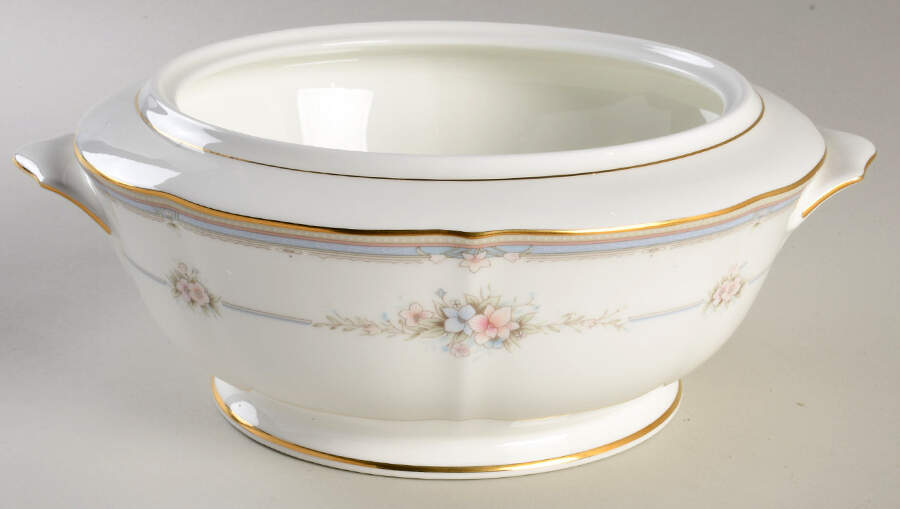 Romantic Garden 2 Qt Round Covered Casserole No Lid by Mikasa-1