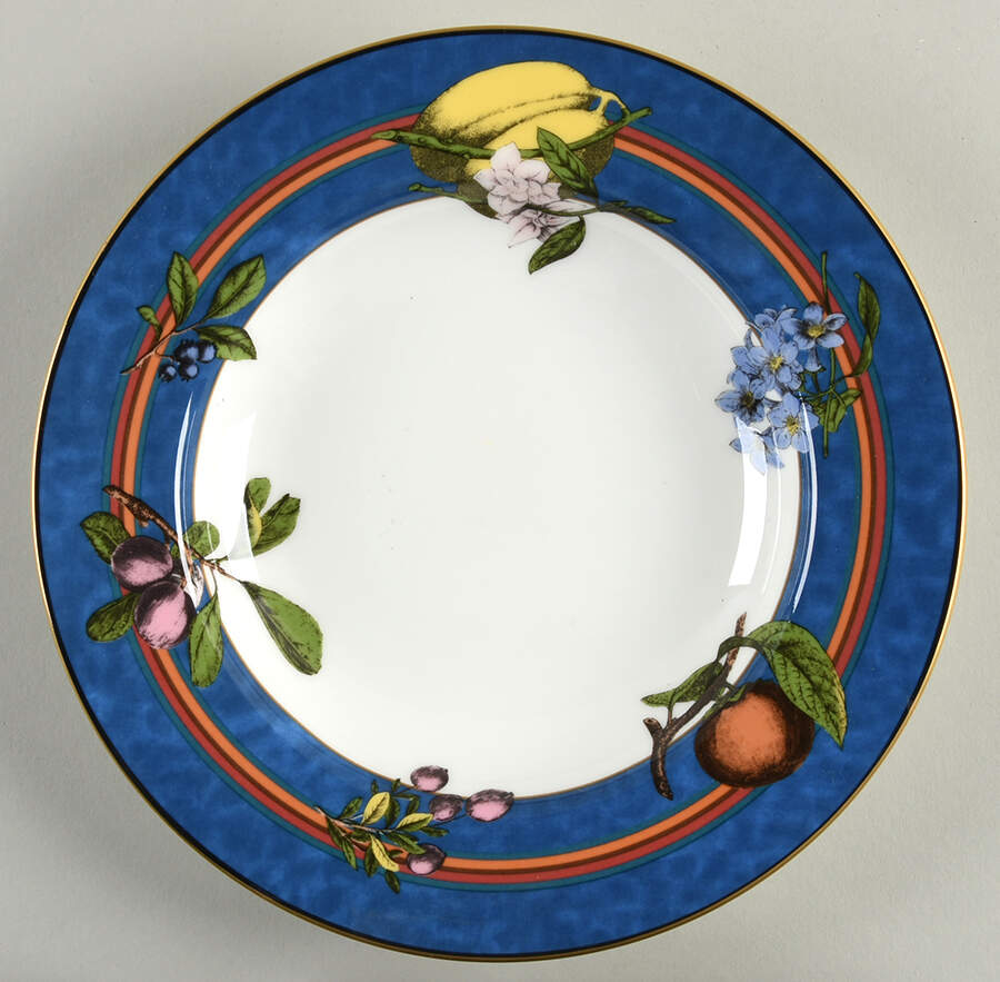 Royal Garden Rim Soup Bowl by Mikasa-1