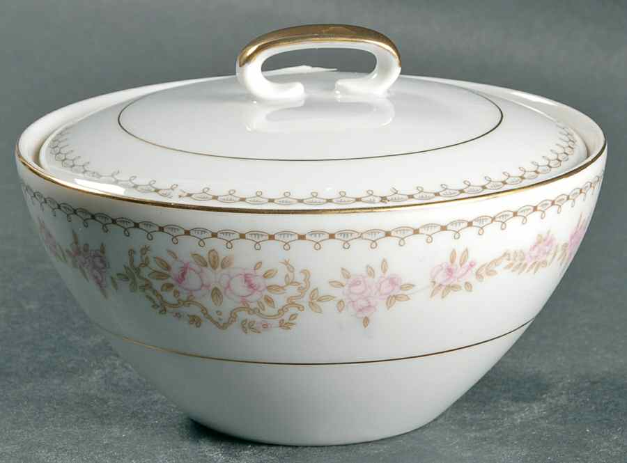Rosarito Sugar Bowl & Lid by Mikasa-1