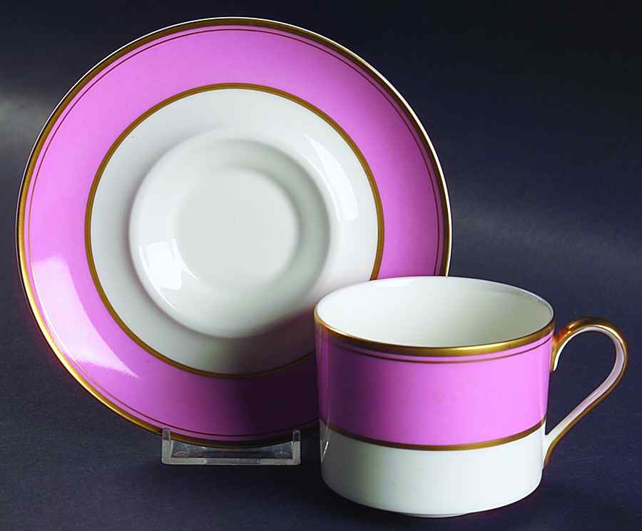 Rouge Flat Cup & Saucer Set by Mikasa-1