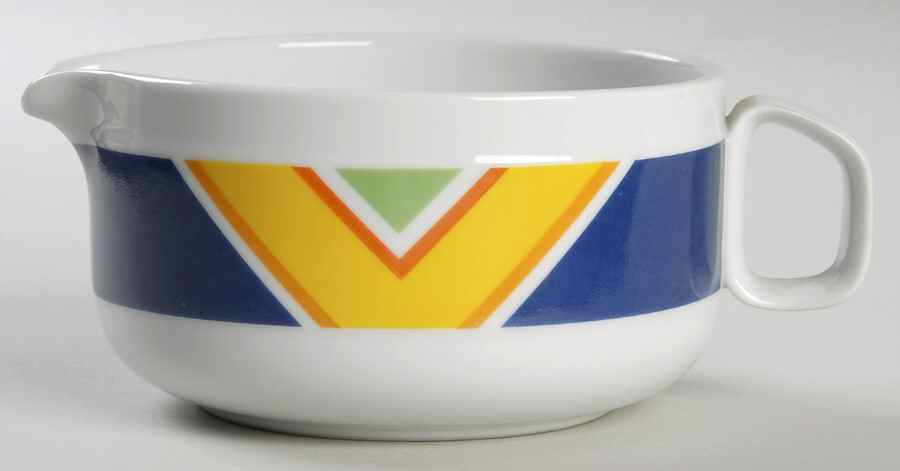 Santa Fe Blue Gravy Boat by Mikasa-1