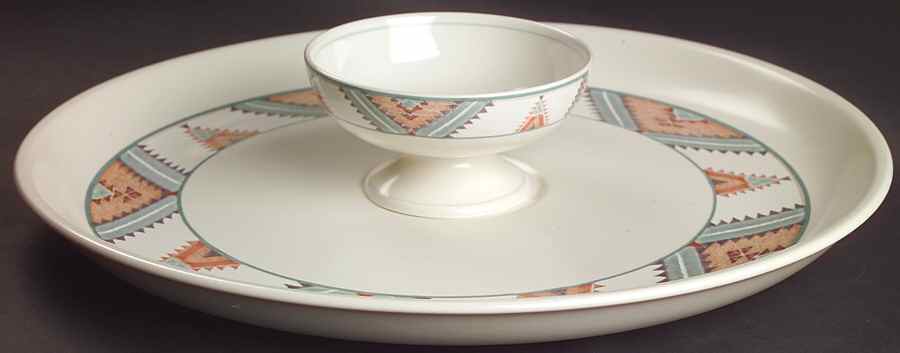 Santa Fe 2 Pc Chip & Dip Set (Uses the Crudite Dip/Sherbet) by Mikasa-1