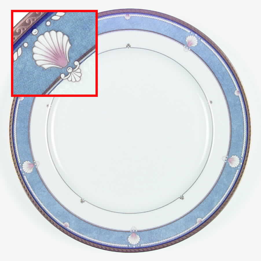 Seamist Blue Dinner Plate by Mikasa-1