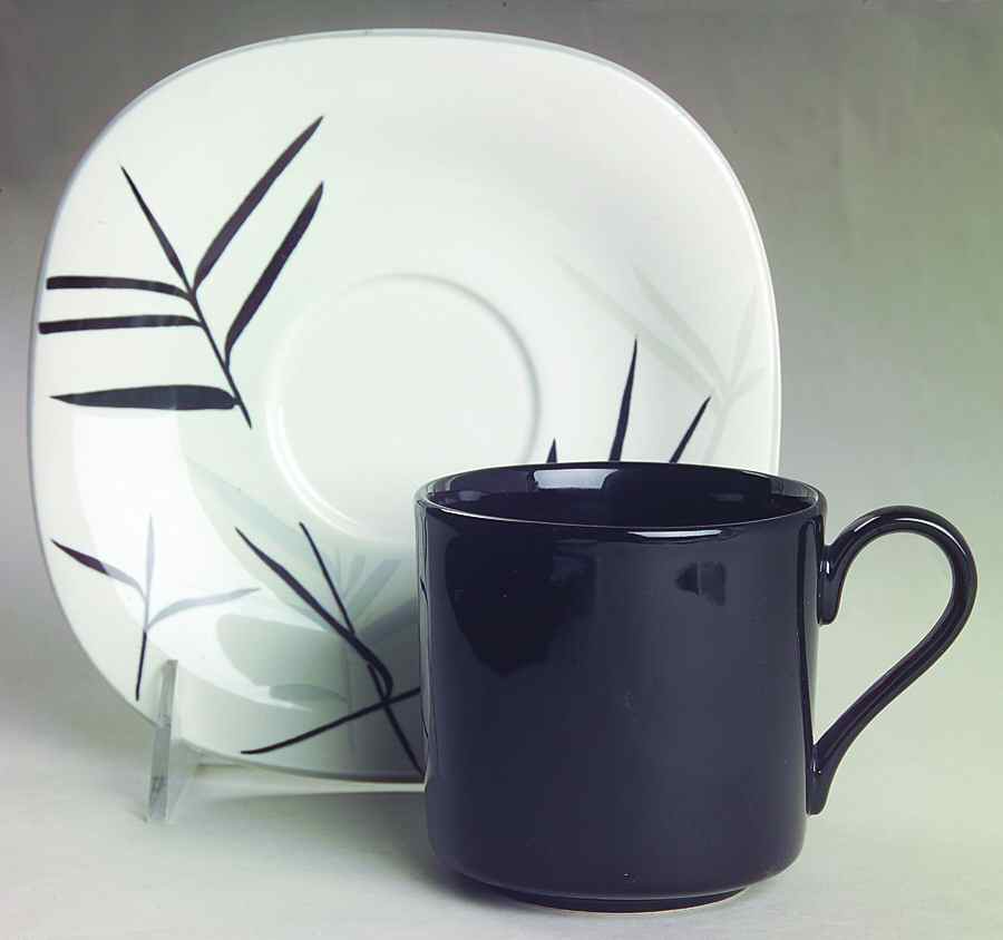 Serenity Flat Cup & Saucer Set by Mikasa-1