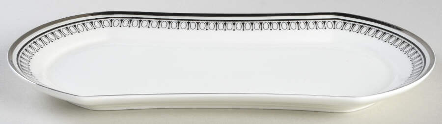 Seville (Black Border) Butter Tray by Mikasa-1