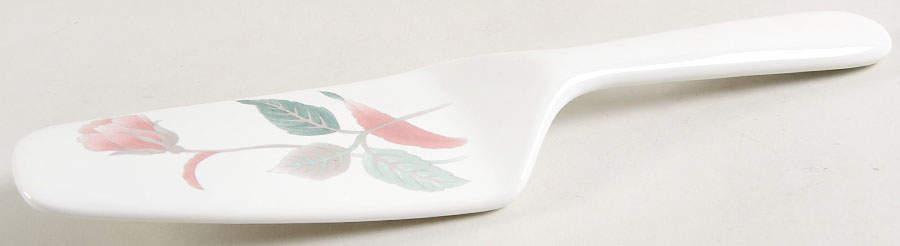 Silk Flowers Solid Ceramic Pie/Cake Server by Mikasa-1
