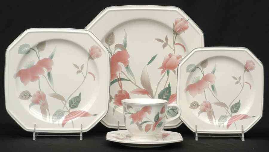 Silk Flowers 5 Piece Place Setting by Mikasa-1