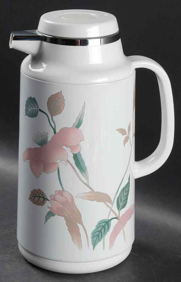 Silk Flowers Plastic Thermos/Carafe & Lid by Mikasa-1