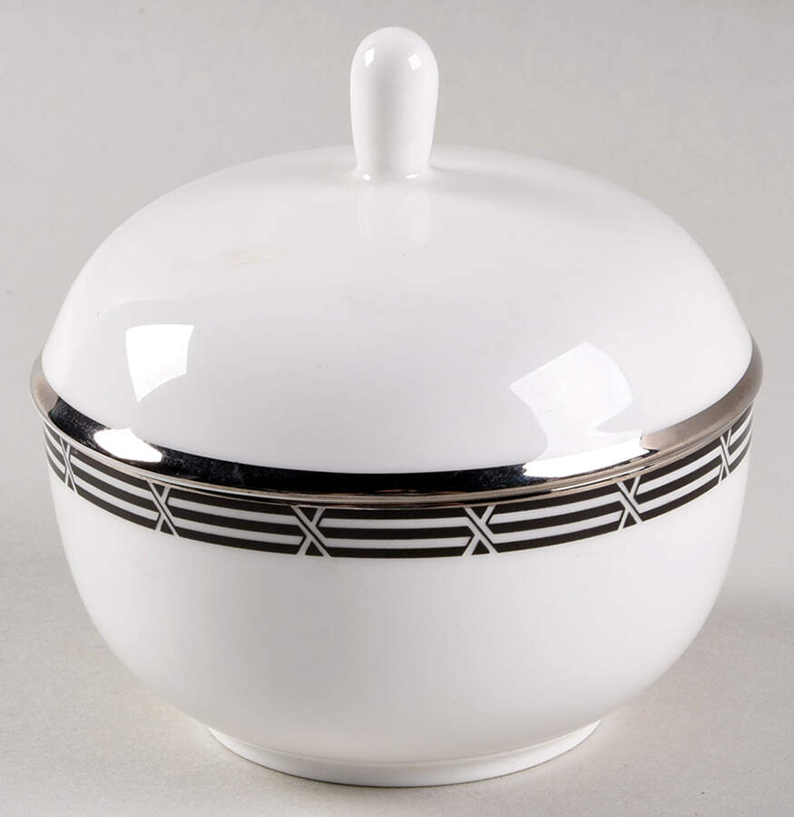 Silversmith Sugar Bowl & Lid by Mikasa-1