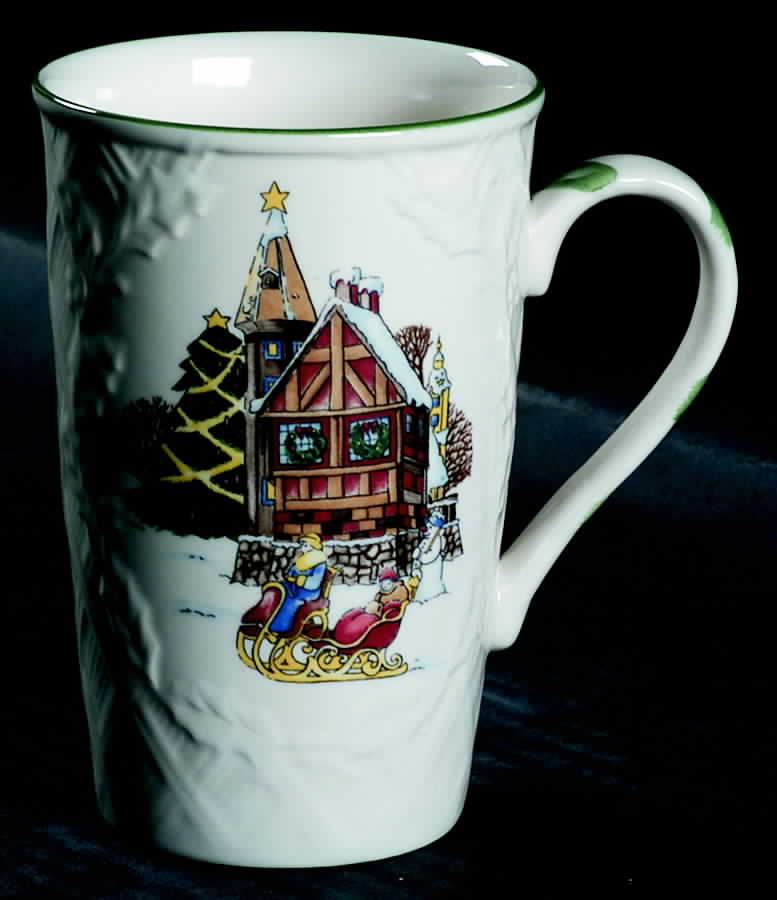 Sleigh Ride Cappuccino Mug by Mikasa-1
