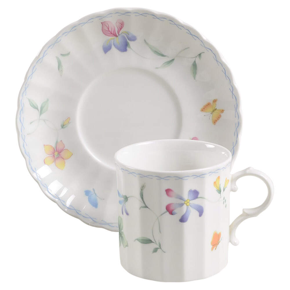 Sorrento Flat Cup & Saucer Set by Mikasa-1