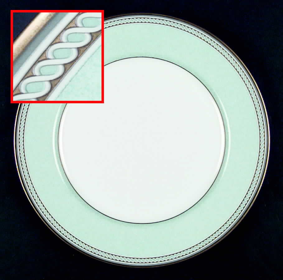 Spindle Green Dinner Plate by Mikasa-1