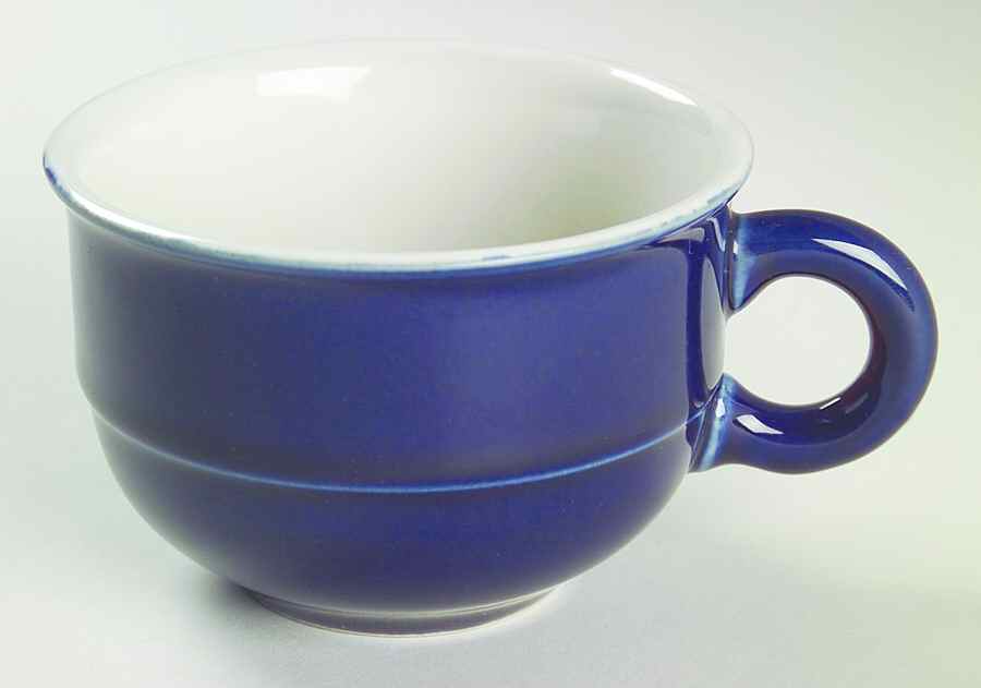 Square Dance Blue Flat Cup by Mikasa-1