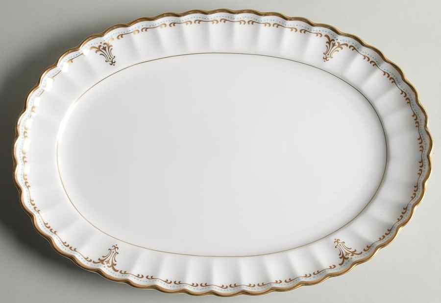 St. Moritz 14" Oval Serving Platter by Mikasa-1