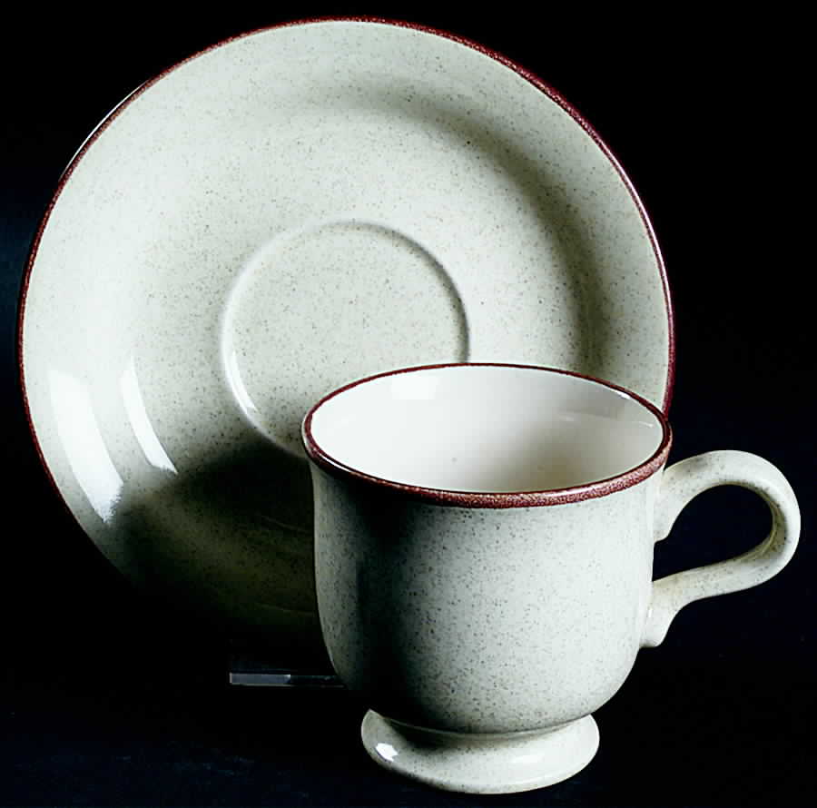 Stylemanor Footed Cup & Saucer Set by Mikasa-1
