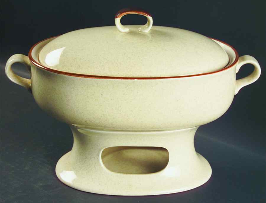 Stylemanor Tureen & Lid with Warmer Stand by Mikasa-1