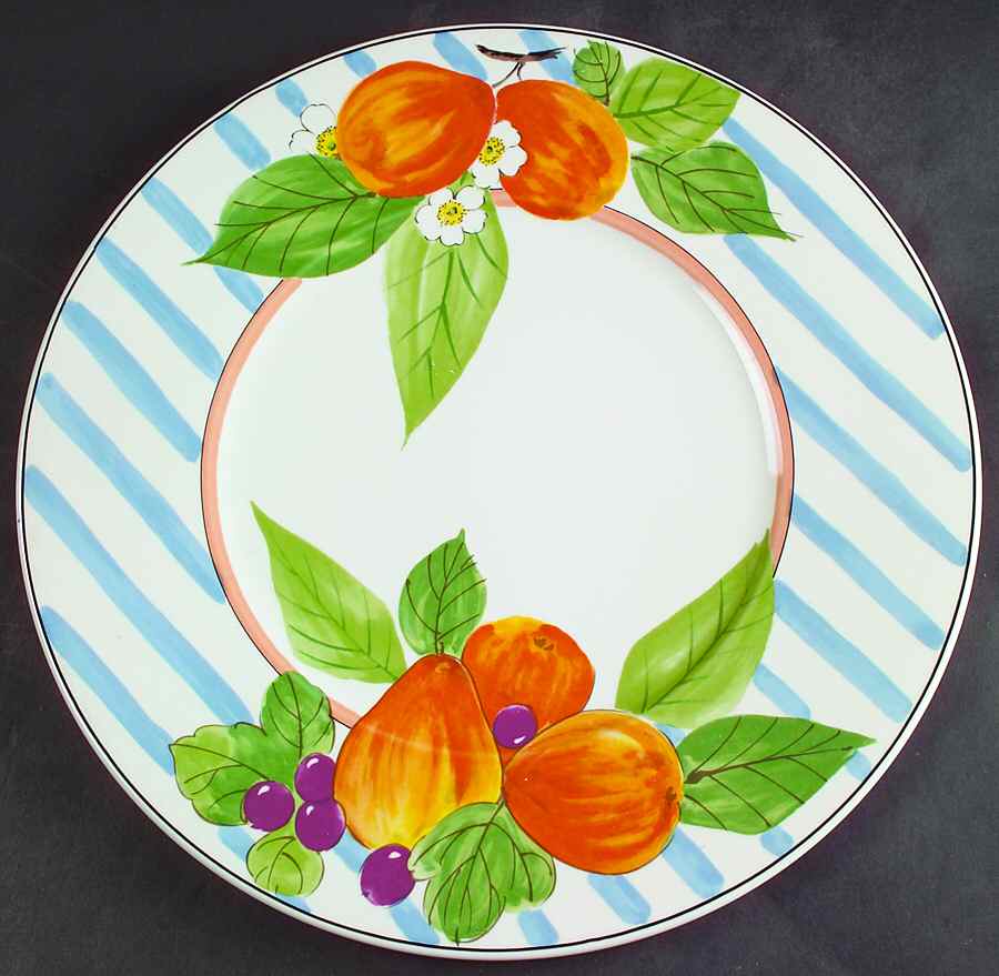 Sunshine Harvest 12" Chop Plate (Round Platter) by Mikasa-1