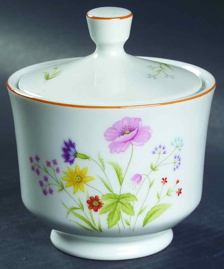 Summer Melody Sugar Bowl & Lid by Mikasa-1
