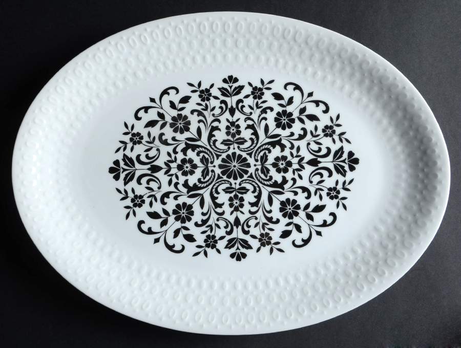 Tapestry 14" Oval Serving Platter by Mikasa-1