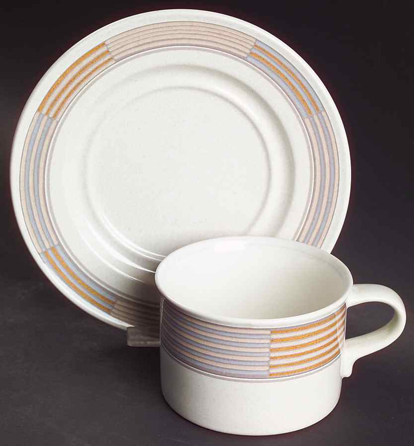 Tracings Jumbo Cup & Saucer Set by Mikasa-1