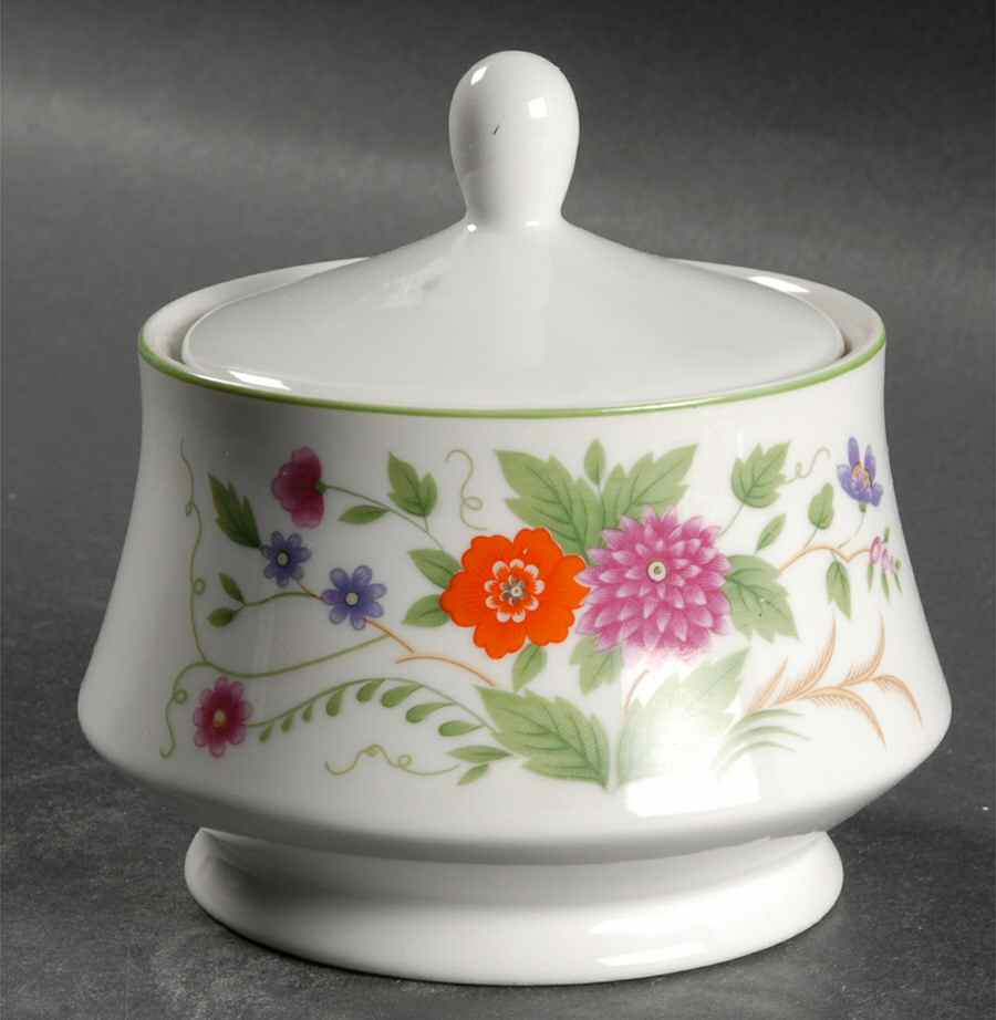 Trorez Sugar Bowl & Lid by Mikasa-1