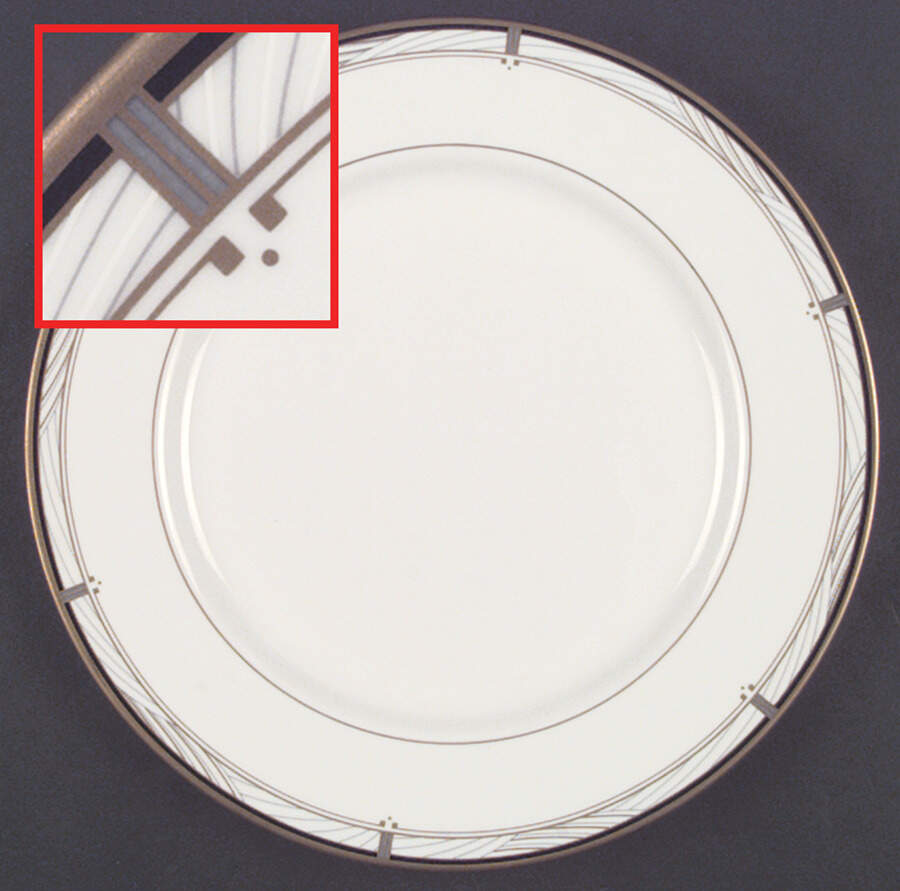 Tuscany Black Dinner Plate by Mikasa-1