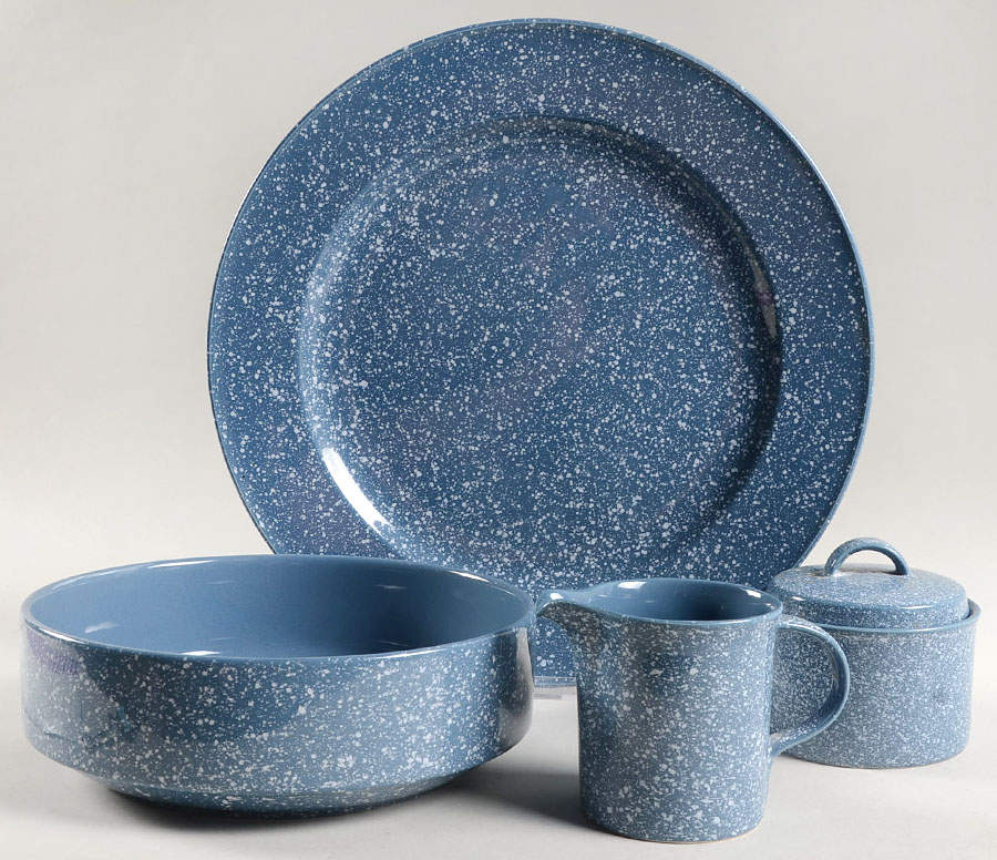 Ultrastone Country Blue 5 Piece Hostess Set by Mikasa-1