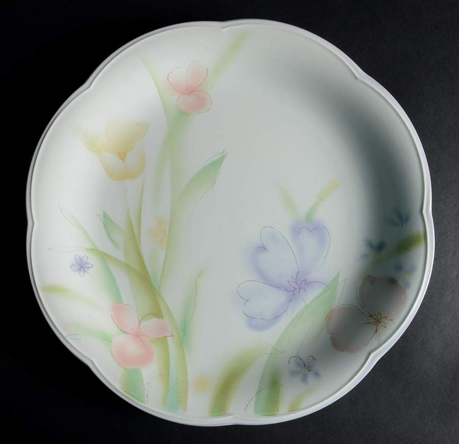 Water Colors 12" Chop Plate (Round Platter) by Mikasa-1