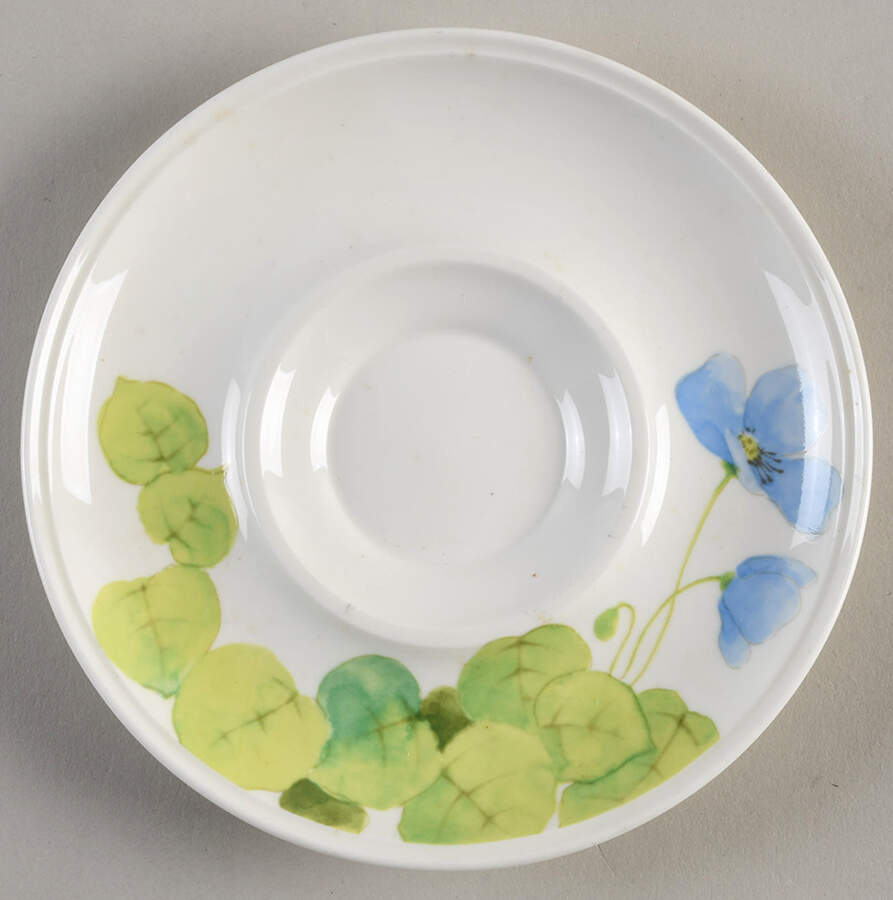 Water Lilies Blue Saucer by Mikasa-1