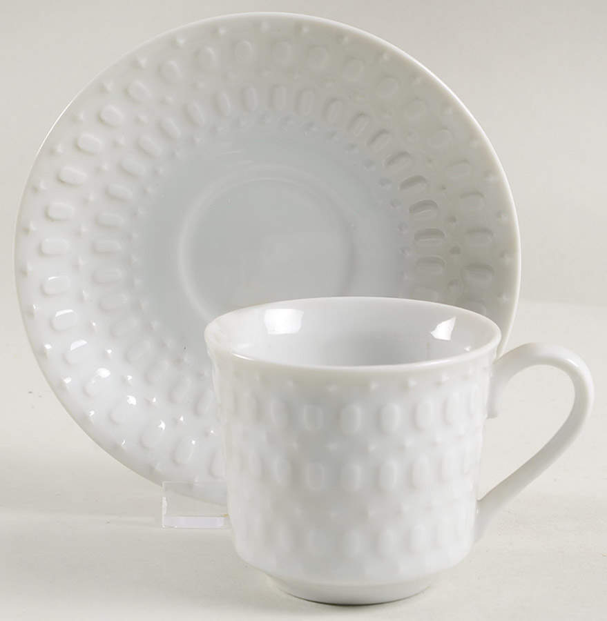 Whitehall Flat Demitasse Cup & Saucer Set by Mikasa-1