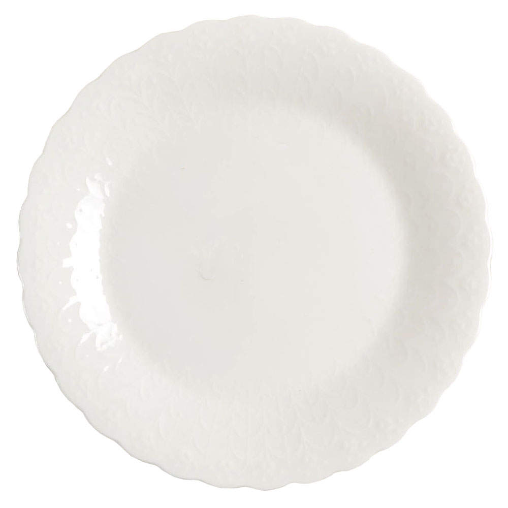 White Silk Bread & Butter Plate by Mikasa-1